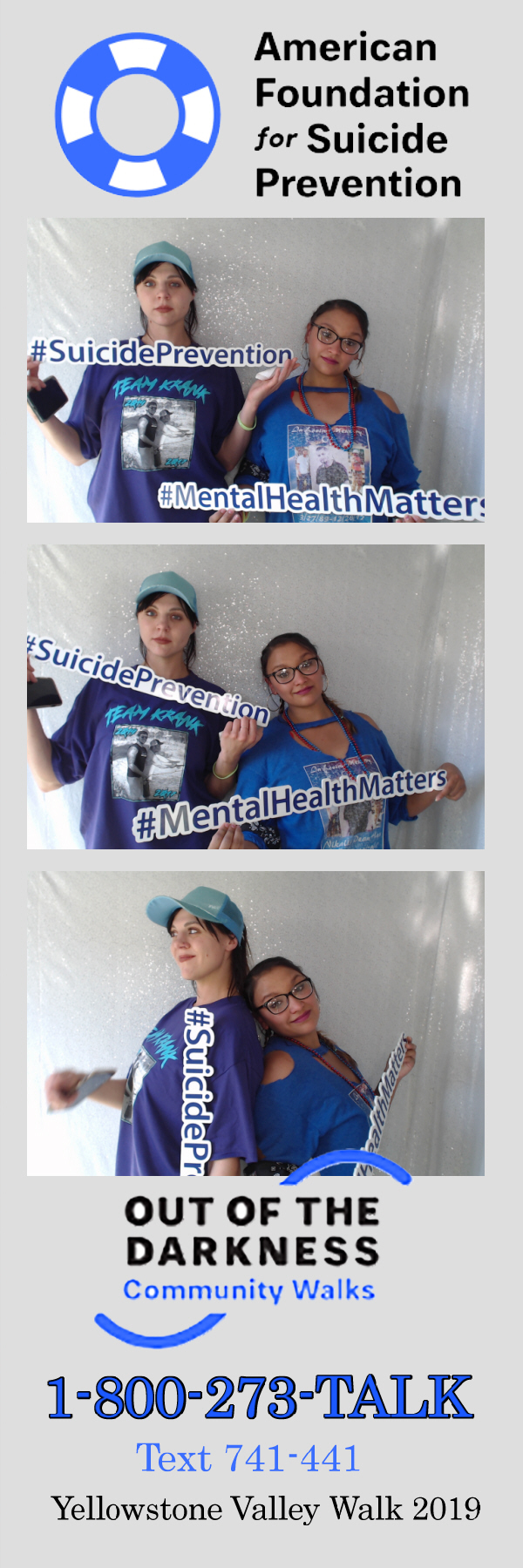 Out of the Darkness Walk 2019 | View more photos from the event at gallery.photoboothbillings.com/u/PhotoBoothBillings/Out-of-the-Darkness-Walk-2019